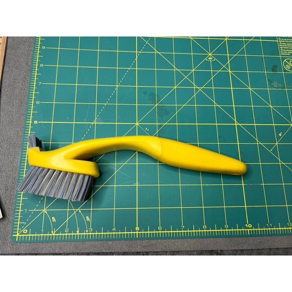 Kitchenaid Sink Brush Scrub Dish Double Sided Yellow Kitchen Bath - Picture 7 of 7